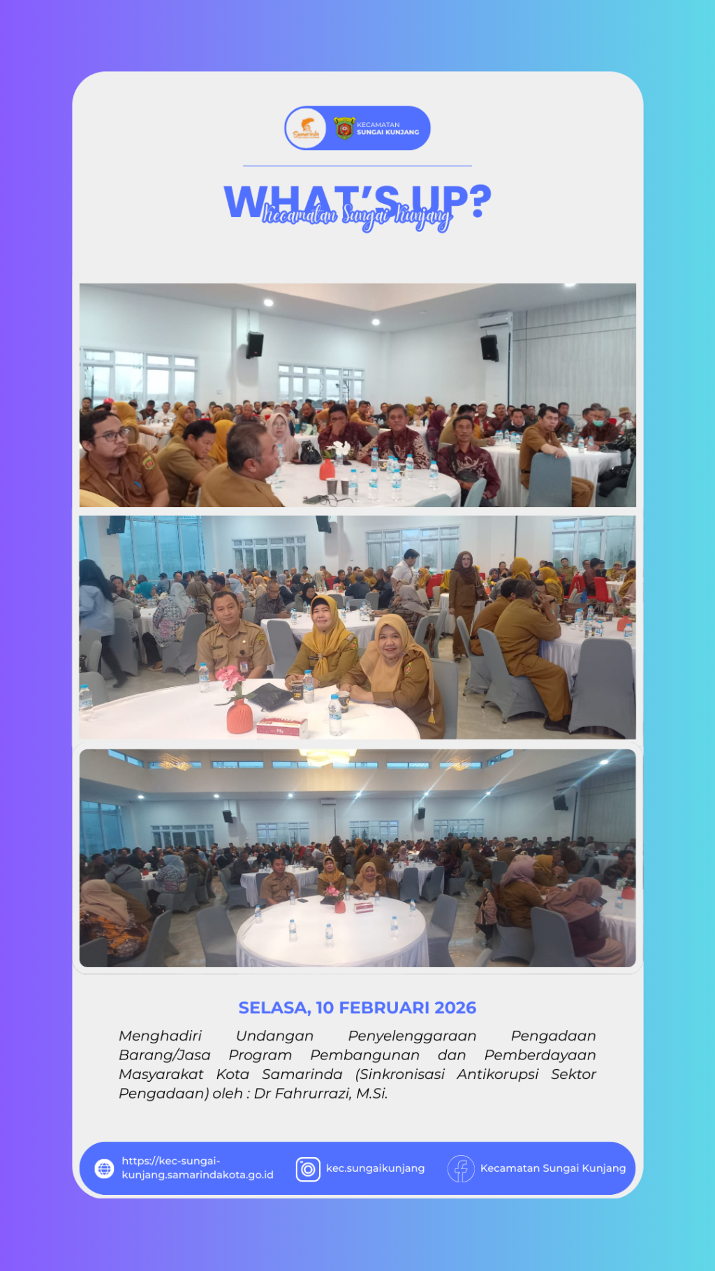 Sosialisasi Penyelenggaran Pengadaan Barang dan Jasa
