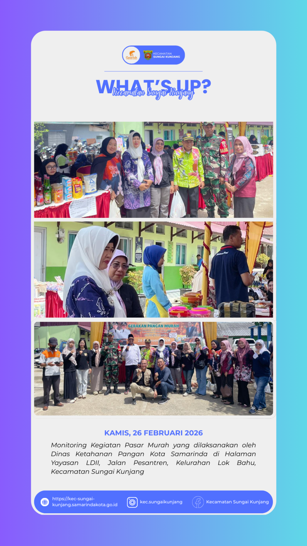 Pasar Ramadhan LDII, Kelurahan Lok Bahu