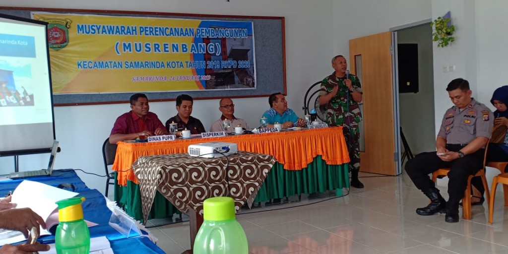 Rapat Kegiatan Musrenbang Kecamatan Samarinda Kota tanggal 24 Januari  2019