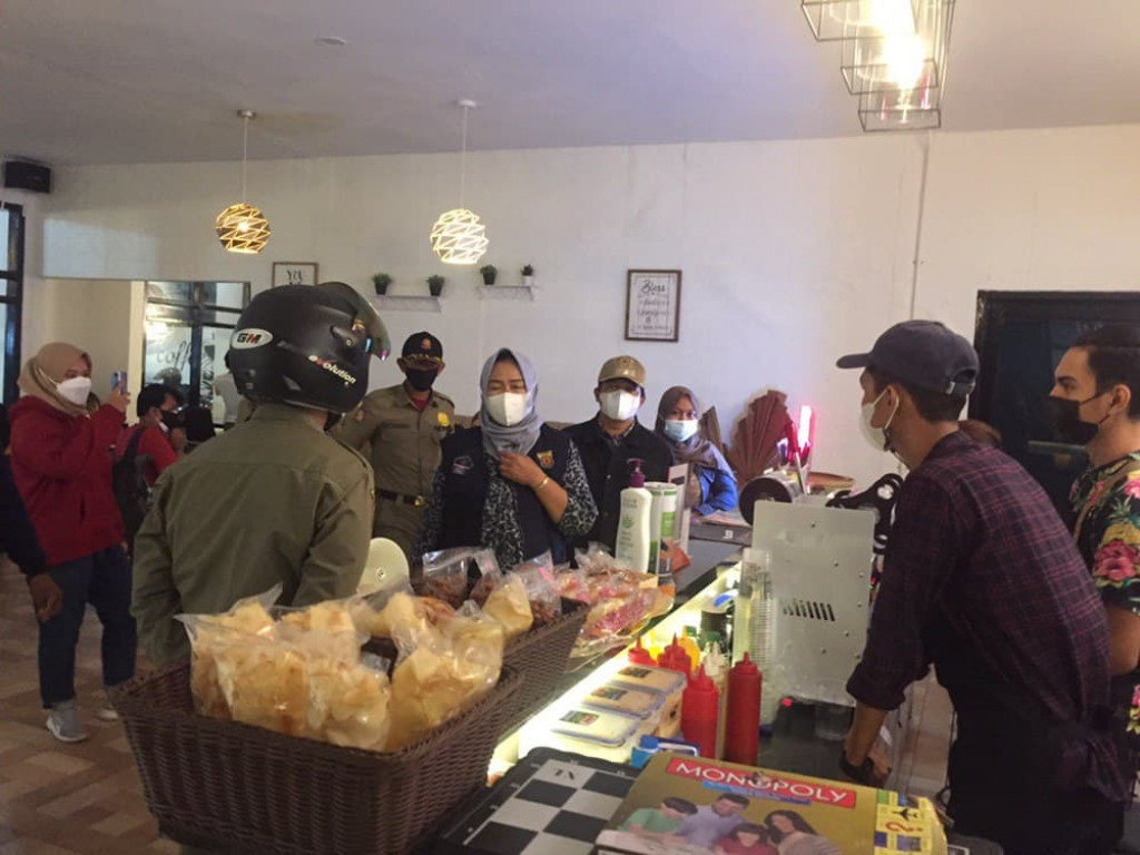 RAZIA MASKER DI WILAYAH KECAMATAN SUNGAI PINANG