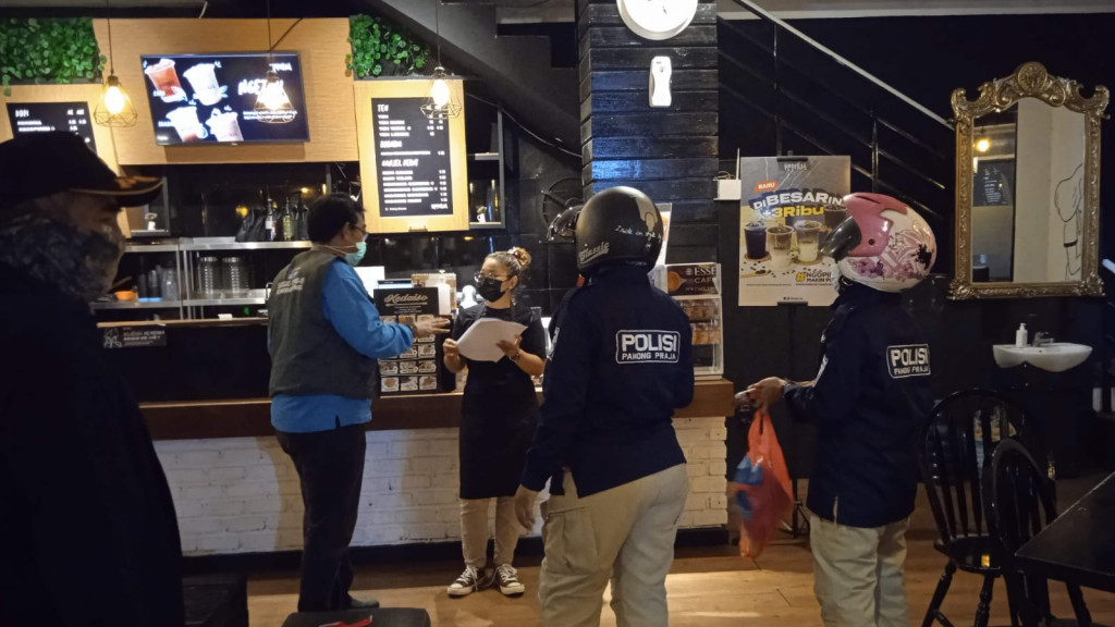 Giat Malam Tim Satgas Covid-19 Kecamatan Sungai Pinang