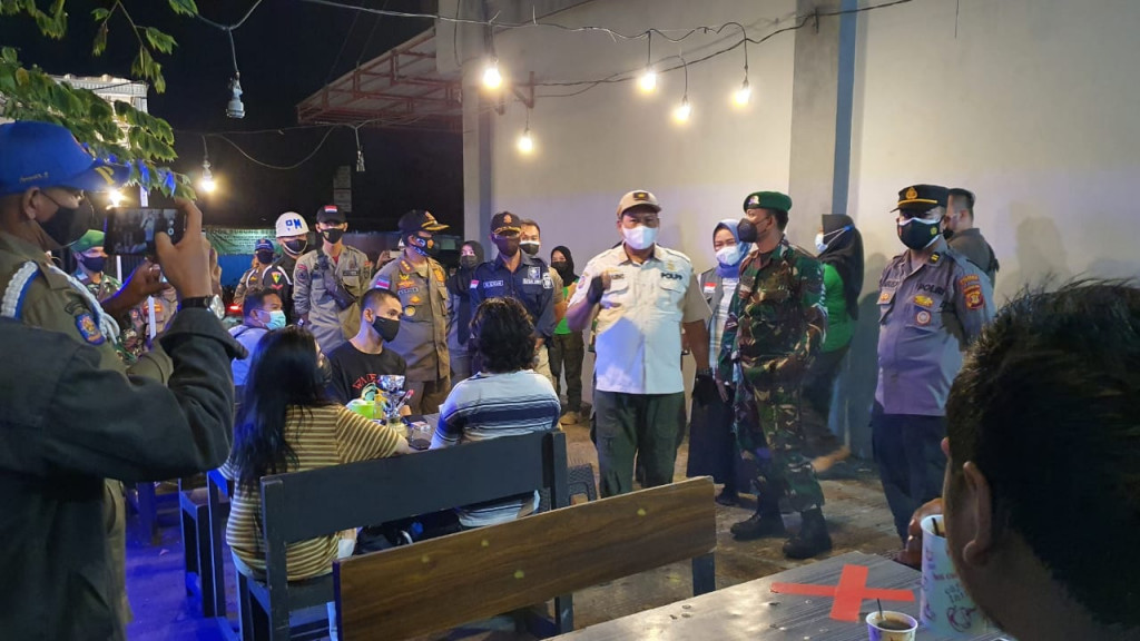Monitoring Tim Satgas Covid-19 Kecamatan Sungai Pinang dan Tim Gabungan Satpol PP Kota Samarinda