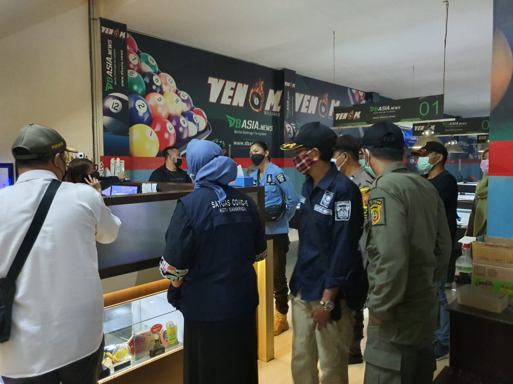 Razia Gabungan di Wilayah Kecamatan Sungai Pinang