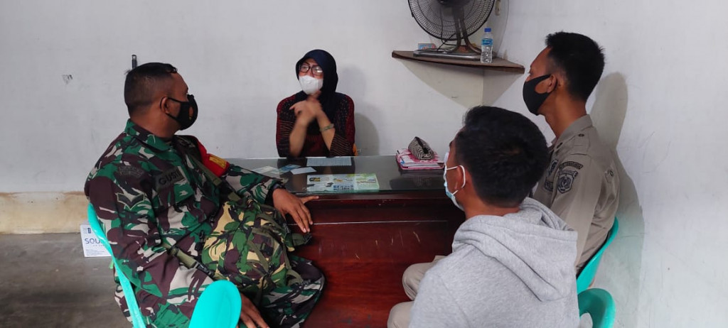 Memberikan Teguran Kepada PAUD RUBBY yang tidak mematuhi Protokol Kesehatan
