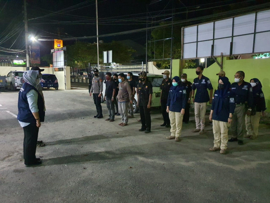 Monitoring Prokes di Wilayah Kelurahan Sungai Pinang Dalam
