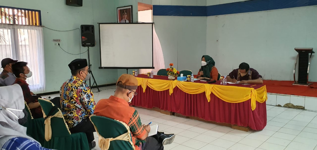 Rapat Koordinasi Kecamatan Sungai Pinang  mengenai Proyek Pro Bebaya Tahun 2021