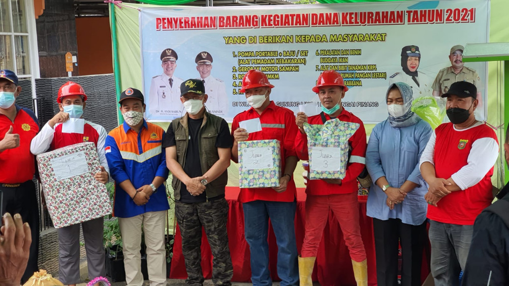 Camat Sungai Pinang bersama Lurah Gunung Lingai beserta Jajaran nya melaksanakan Kegiatan Bimbingan Teknis Balakar untuk Tim SIGAB Kelurahan