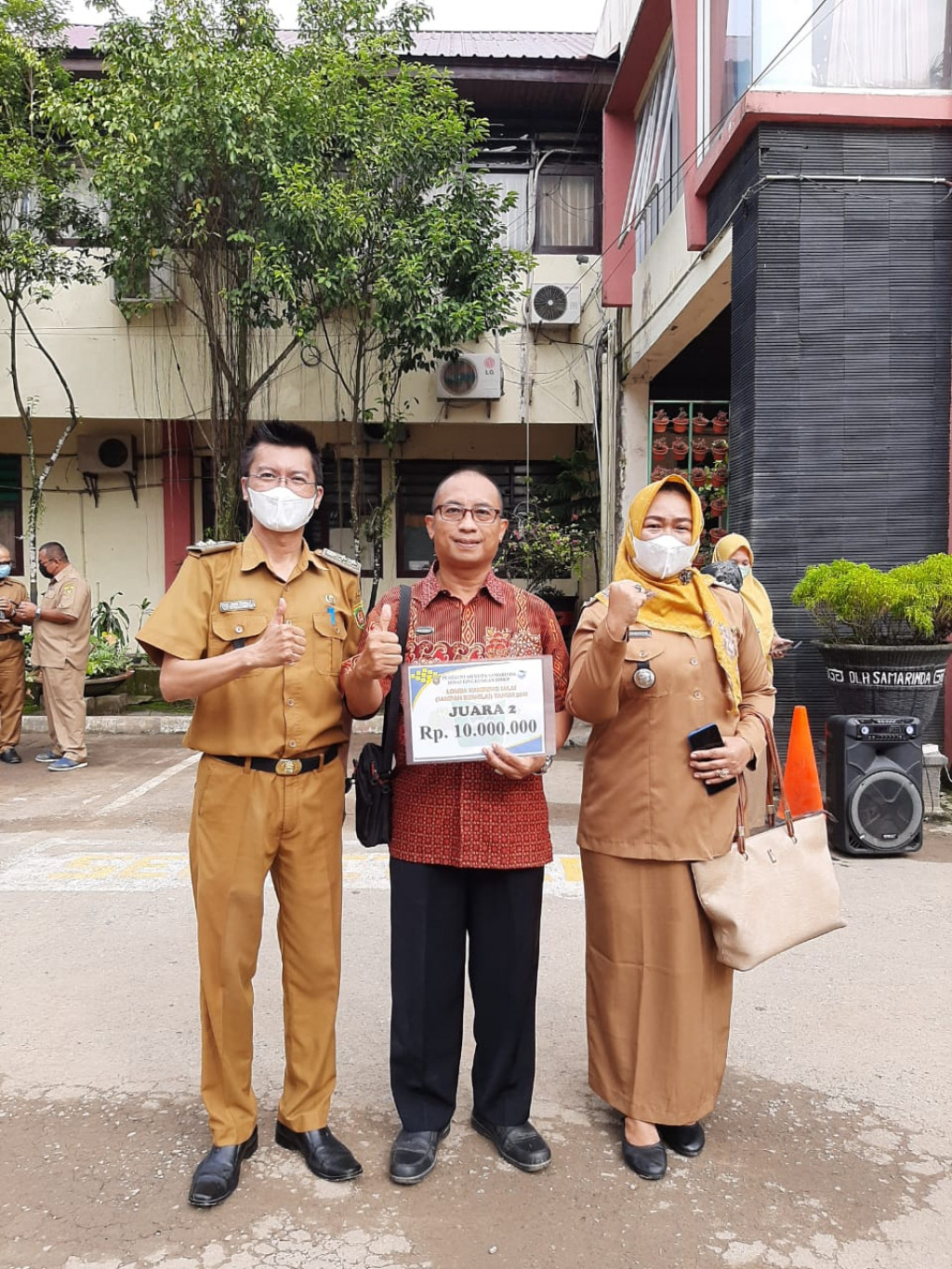 Kecamatan Sungai Pinang mendapatkan Juara II Kampung Salai Tahun 2021
