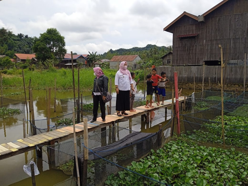 Camat Sungai Pinang Melakukan Peninjauan di Kelurahan Gunung Lingai