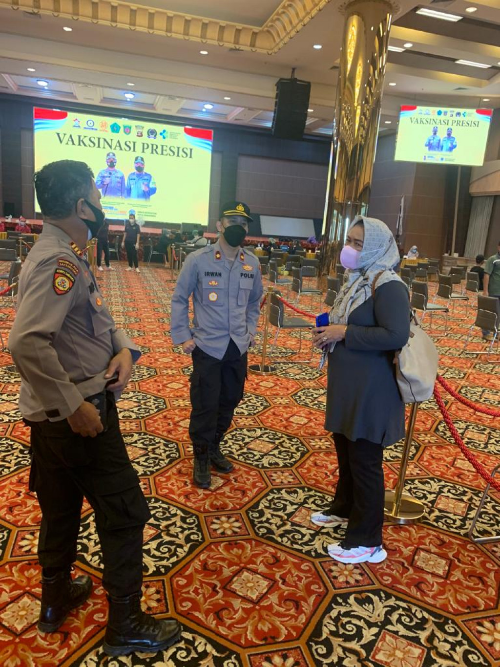 Monitoring Pelaksanaan Vaksin di Buddies Center dilanjutkan dengan Kegiatan Penertiban PKL