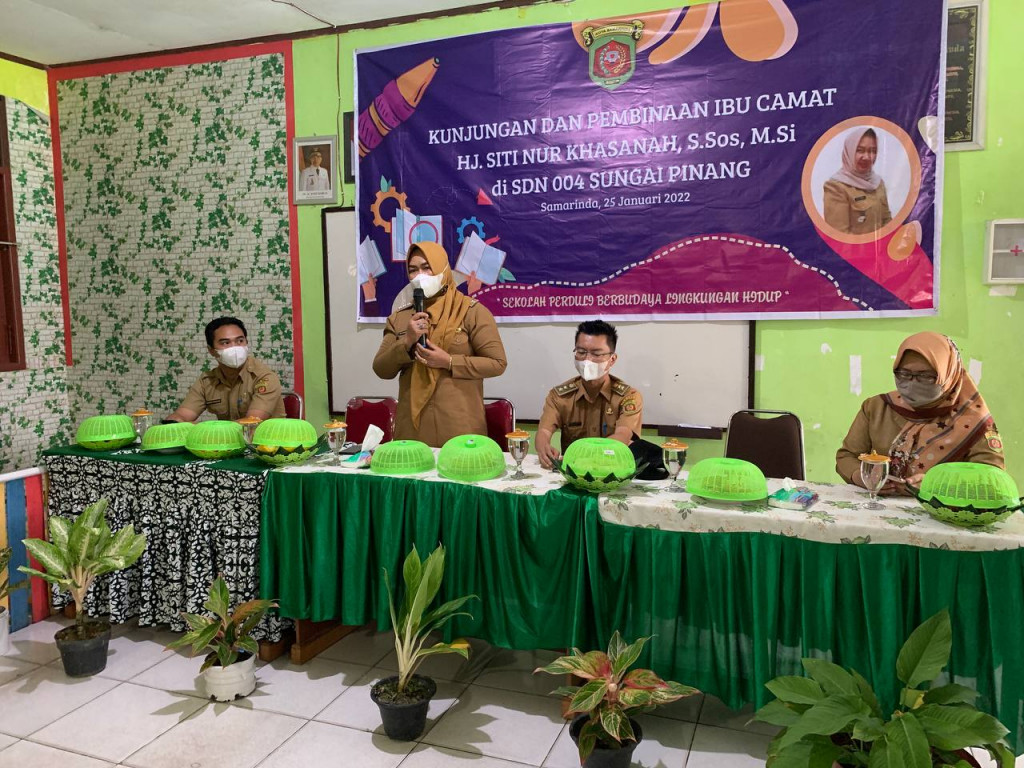Pembinaan Sekolah Adiwiyata Di SD 004Kelurahan Sungai Pinang Dalam Rangka Persiapan Lomba Adiwiyata Tingkat Provinsi Kaltim