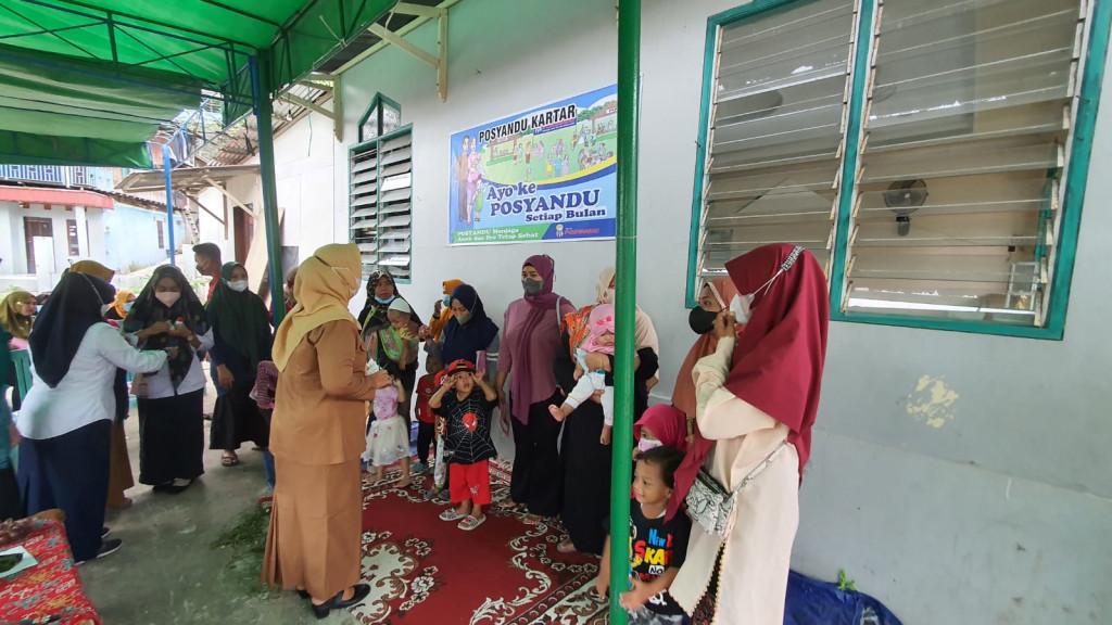 Peresmian Posyandu Mandiri Kartar RT.77 Kelurahan Sungai Pinang Dalam