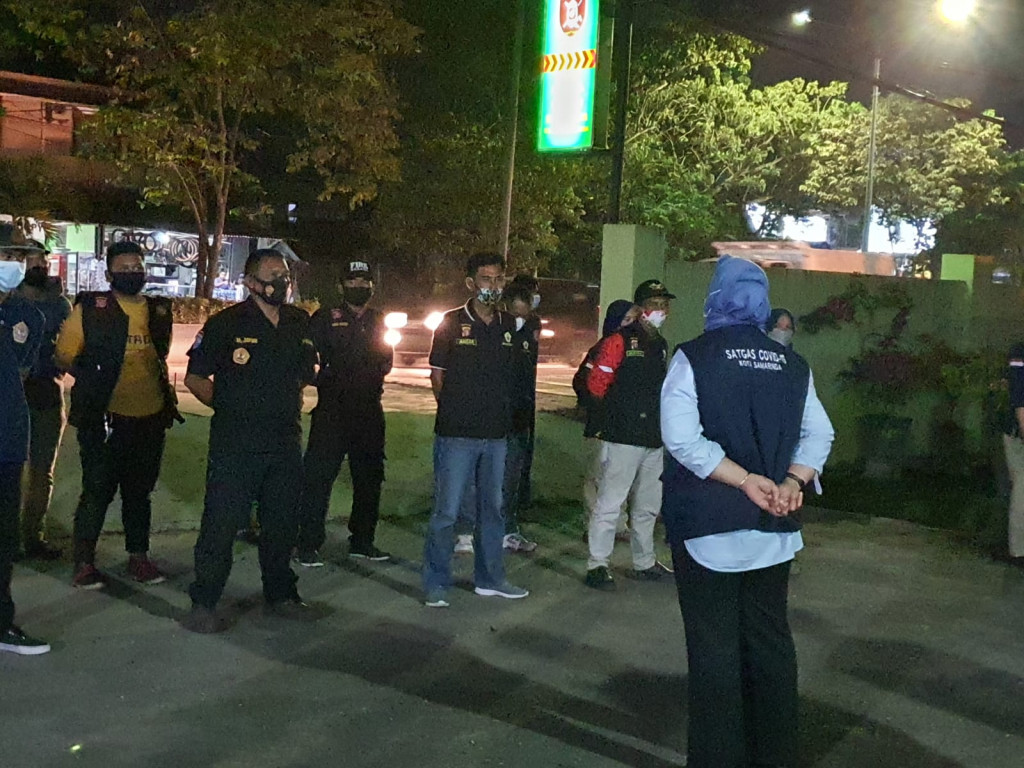 Apel Dan Pembagian Tugas Monitor Protokol Kesehatan di THM, Cafe Dan Rumah Billiyard Di Wilayah Kecamatan Sungai Pinang