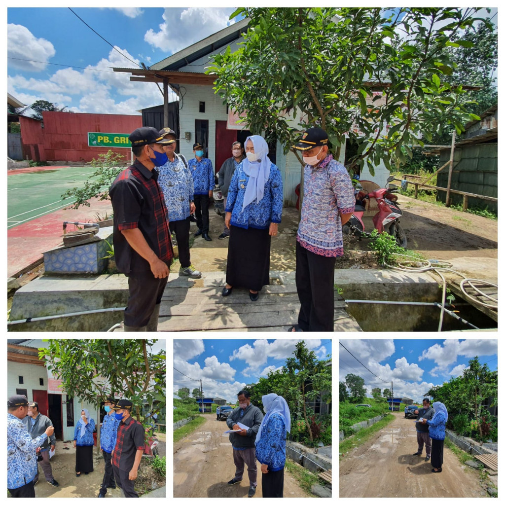 Melakukan Pengecekan Lokasi Tanah Kaplingan Bersama Tim PUPR Dan Wasbang