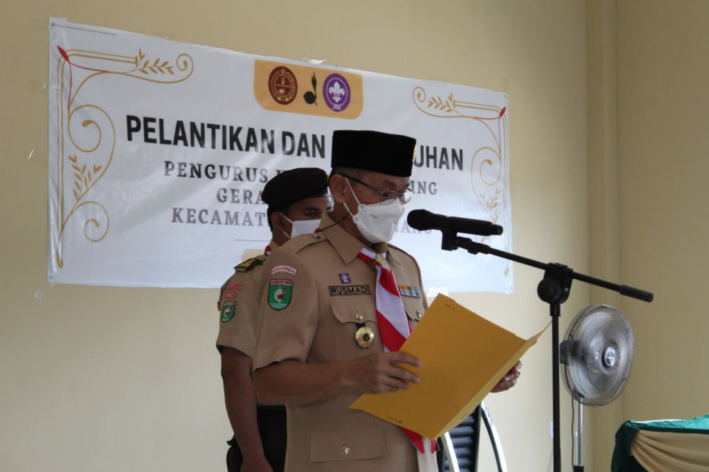 Pelantikan dan Pengukuhan Pengurus Kwartir Ranting Gerakan Pramuka Kecamatan Sungai Pinang