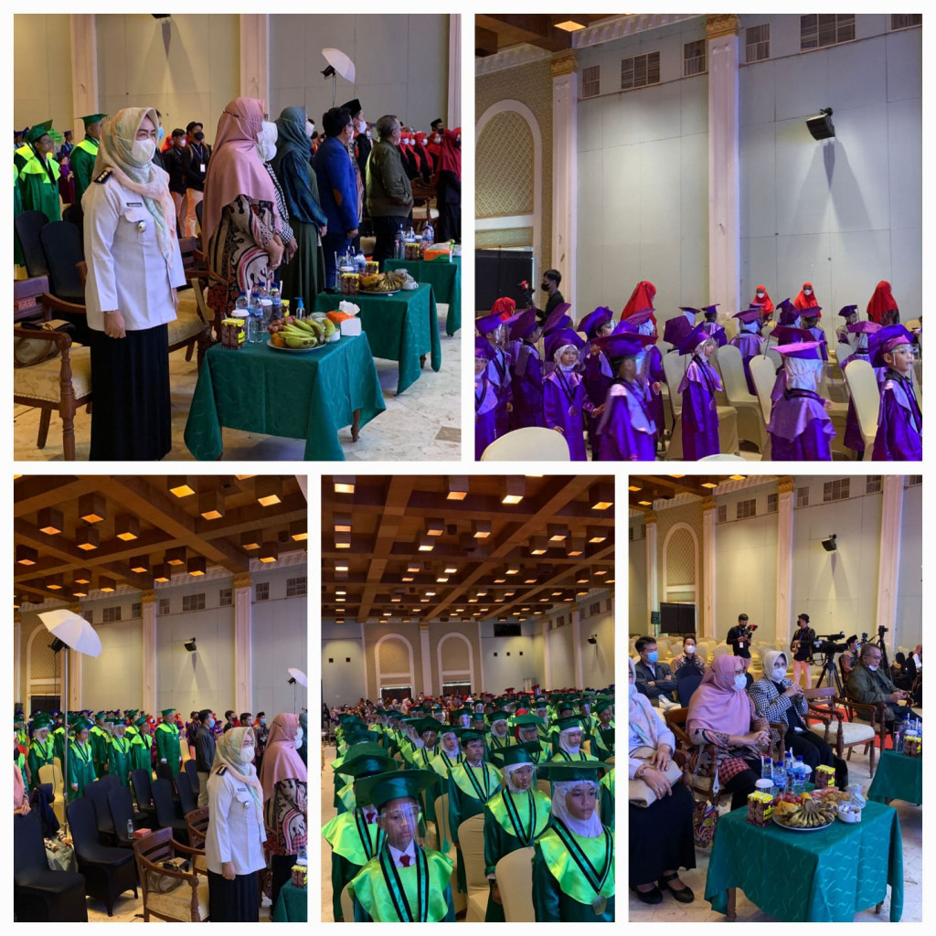 Camat Sungai Pinang Menghadiri Wisuda Akbar Sekolah Bunga Bangsa dan Sosialisasi Pembongkaran Rumah Yang Berada Di Bantaran Sungai Karang Mumus