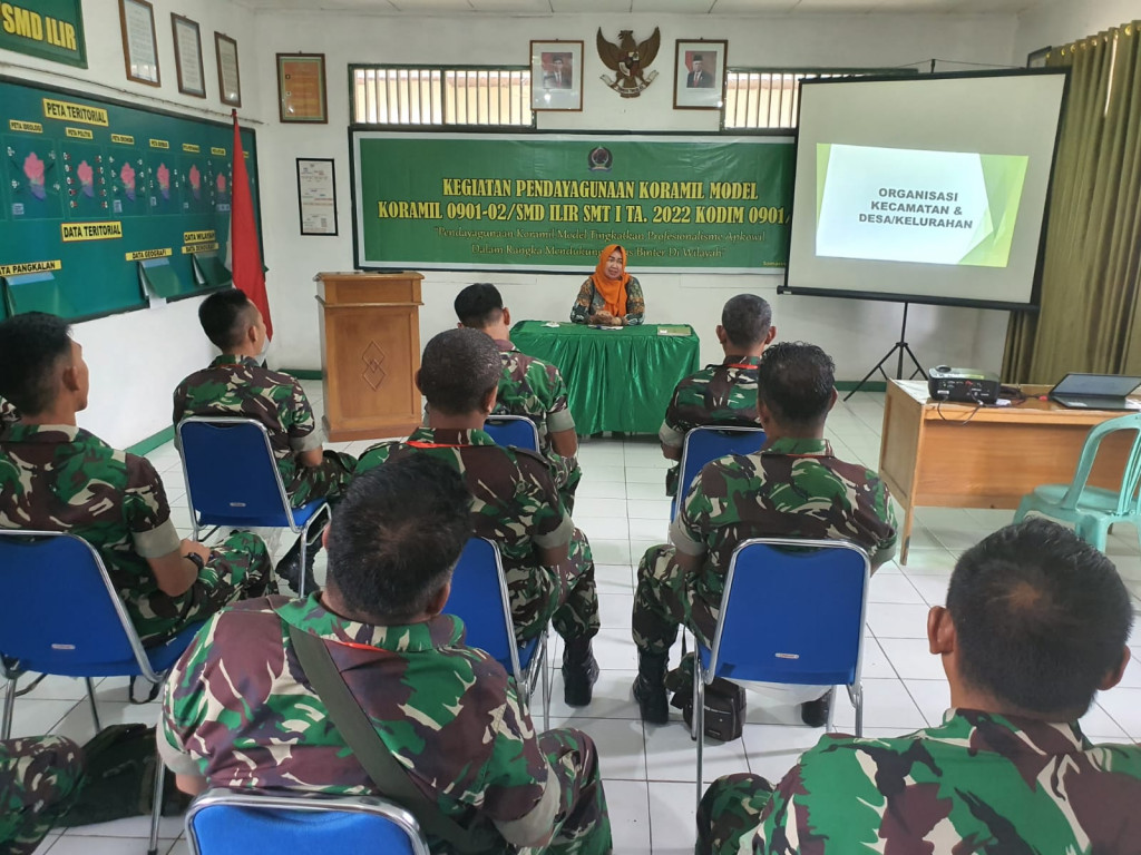 Penguatan Organisasi Kecamatan Dalam Pendayagunaan Koramil Model Di Koramil Sungai Pinang