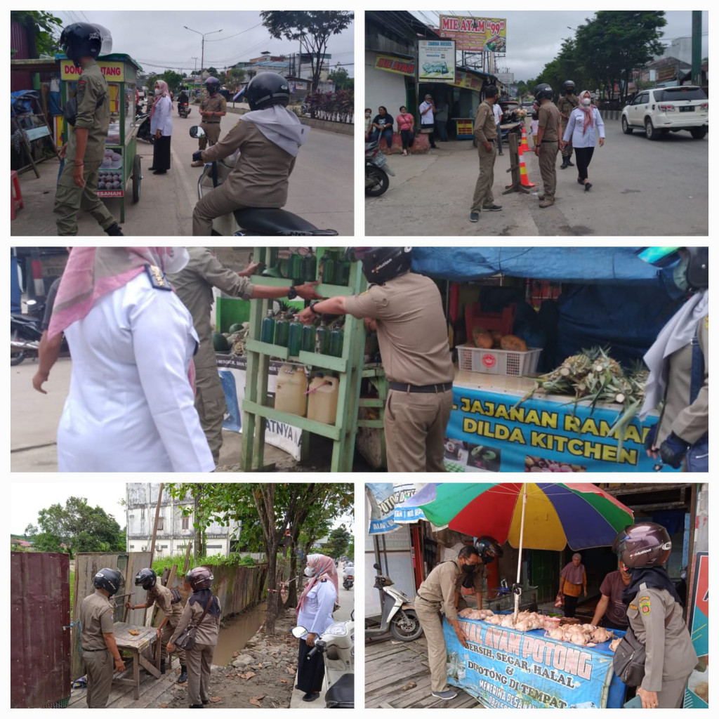 Penertiban PKL Di Kawasan Sungai Pinang