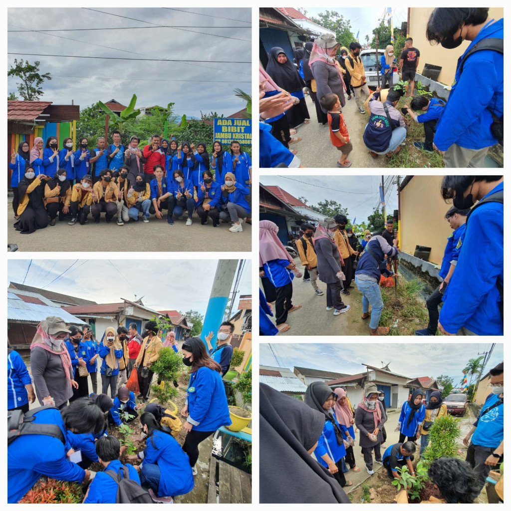 Penanaman Pohon dalam rangka memperingati BBGRM Ke-19 dan HKG-PKK Ke-50 di Kelurahan Sungai Pinang Dalam