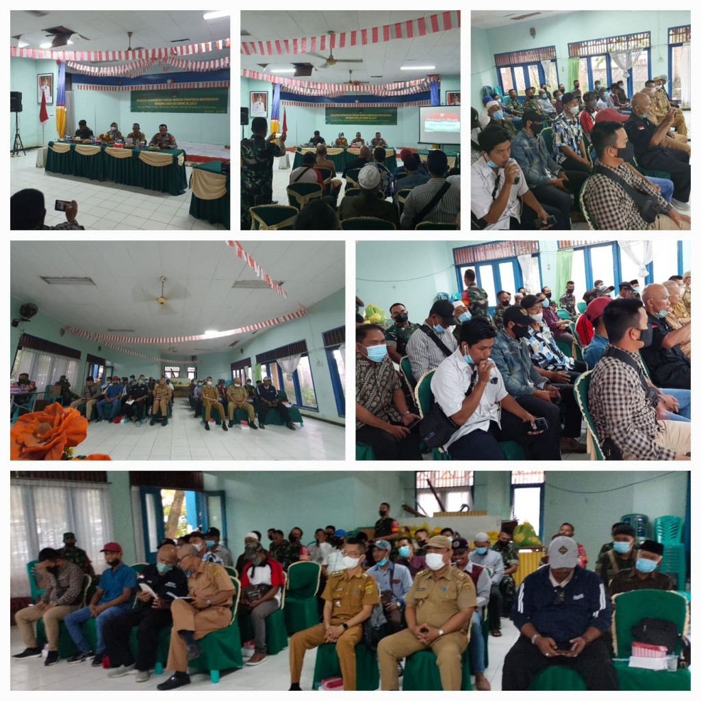 Kegiatan Komunikasi Sosial Dengan Komponen Masyarakat di Aula Kecamatan Sungai Pinang