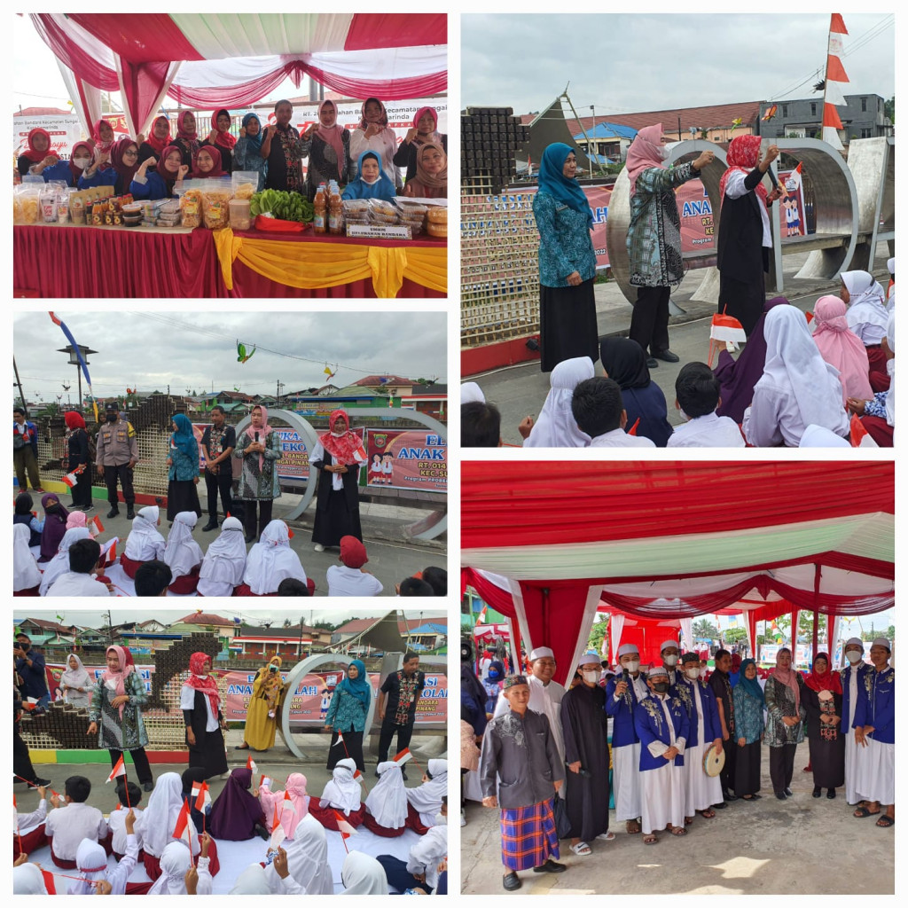 Penyuluhan Narkoba dan Kebersihan Lingkungan bersama anak-anak SDN 01 Sungai Pinang