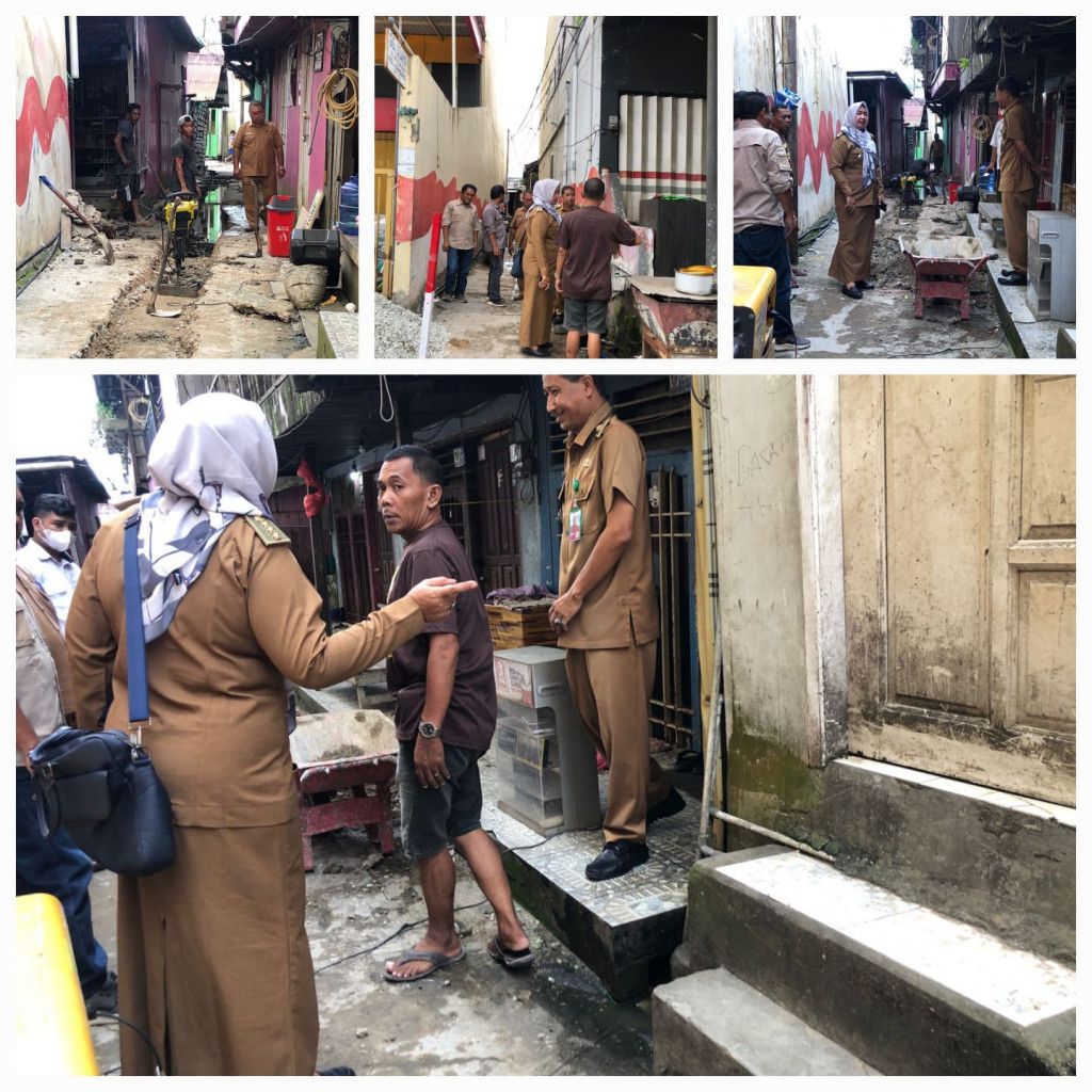 Meninjau Kegiatan Probebaya Bidang Fisik di Kelurahan Bandara