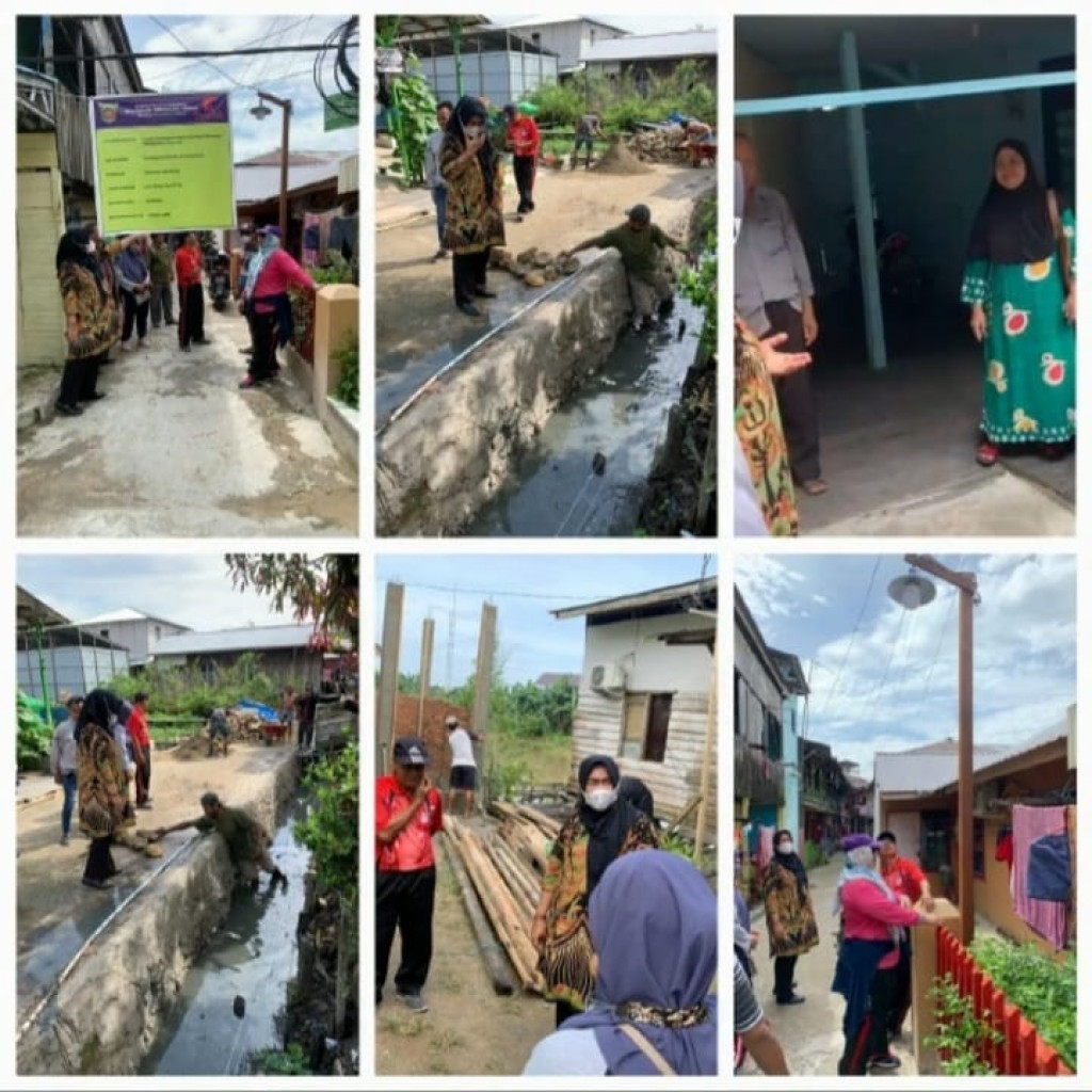 Pemantauan Kegiatan Probebaya Bidang Sapras di Kelurahan Temindung Permai