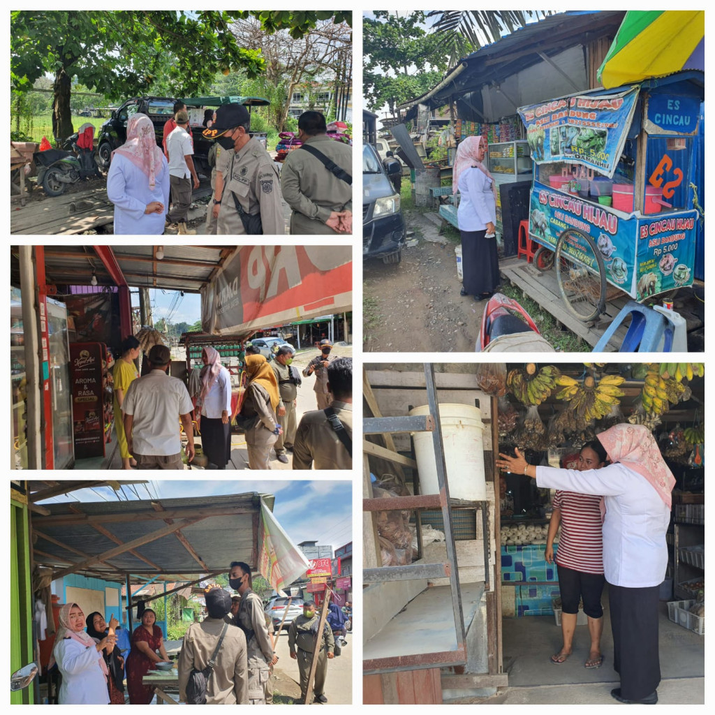 Penertiban PKL di Kelurahan Sungai Pinang Dalam