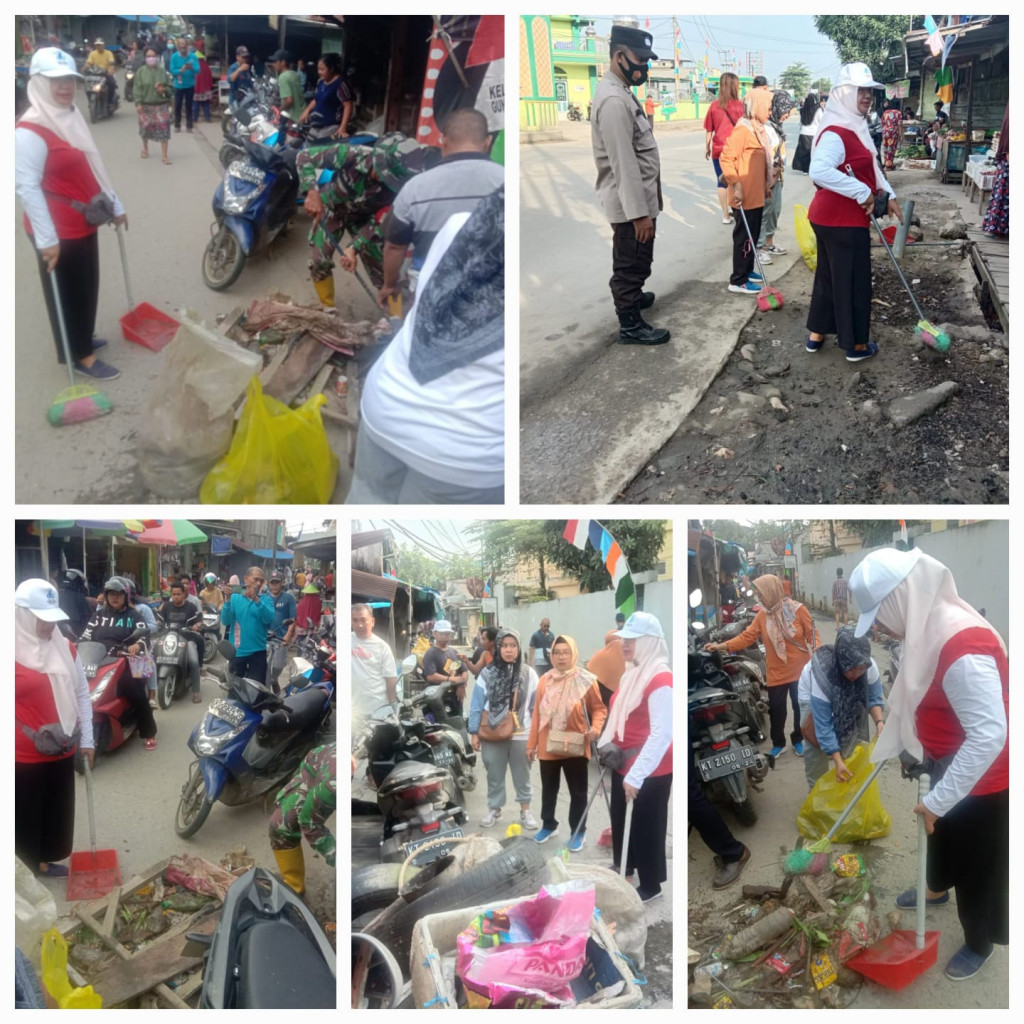 Gotong Royong di Wilayah Kelurahan Gunung Lingai