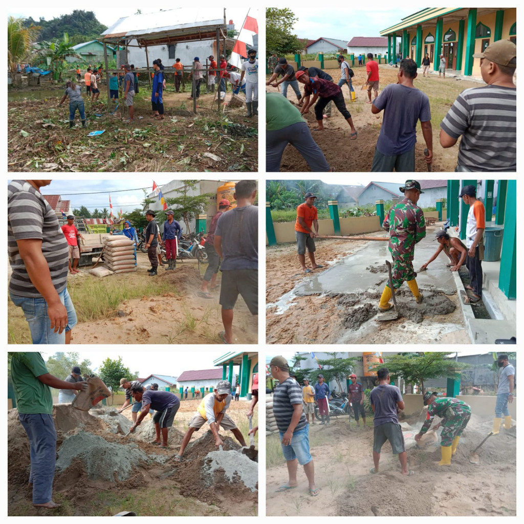Gotong Royong Di Wilayah Gunung Lingai