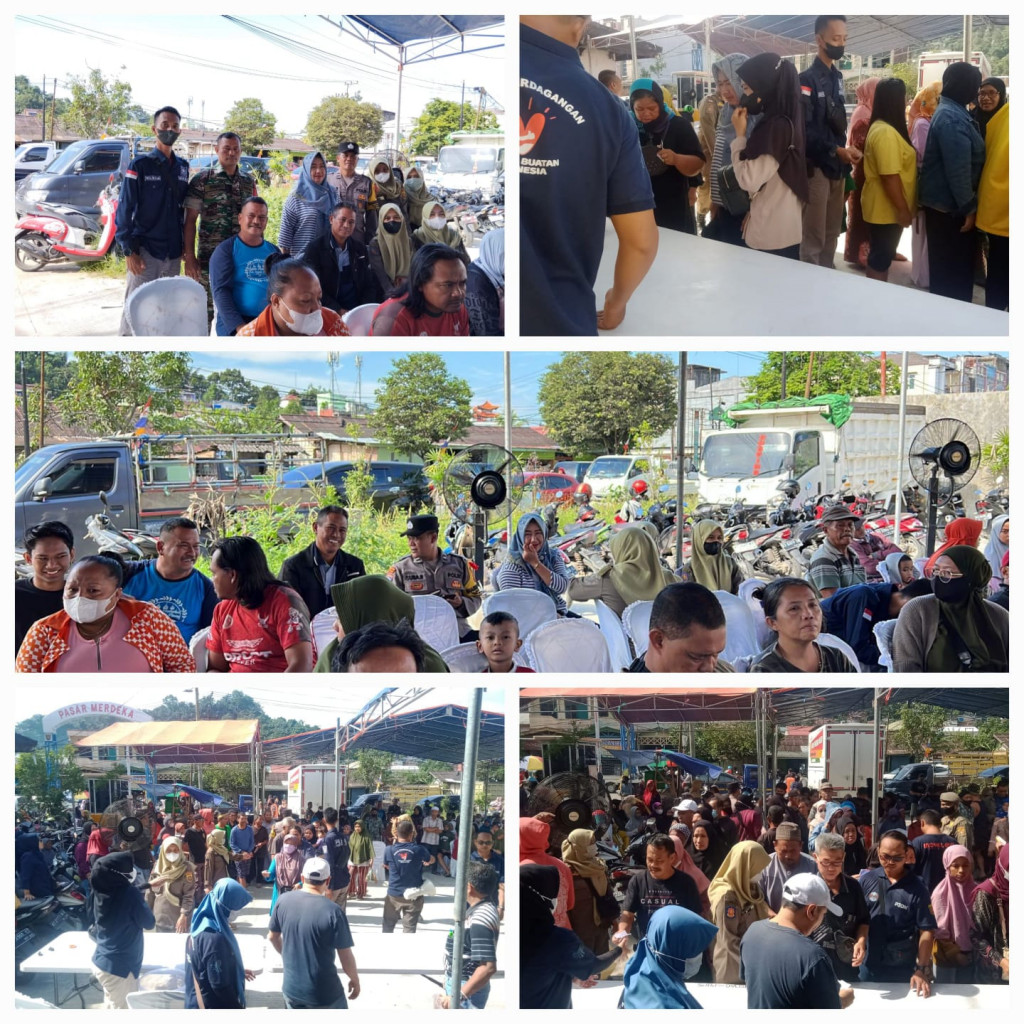 Pemantauan Kegiatan Pasar Murah Menjelang Hari Raya Idul Fitri di Kawasan Pasar Merdeka