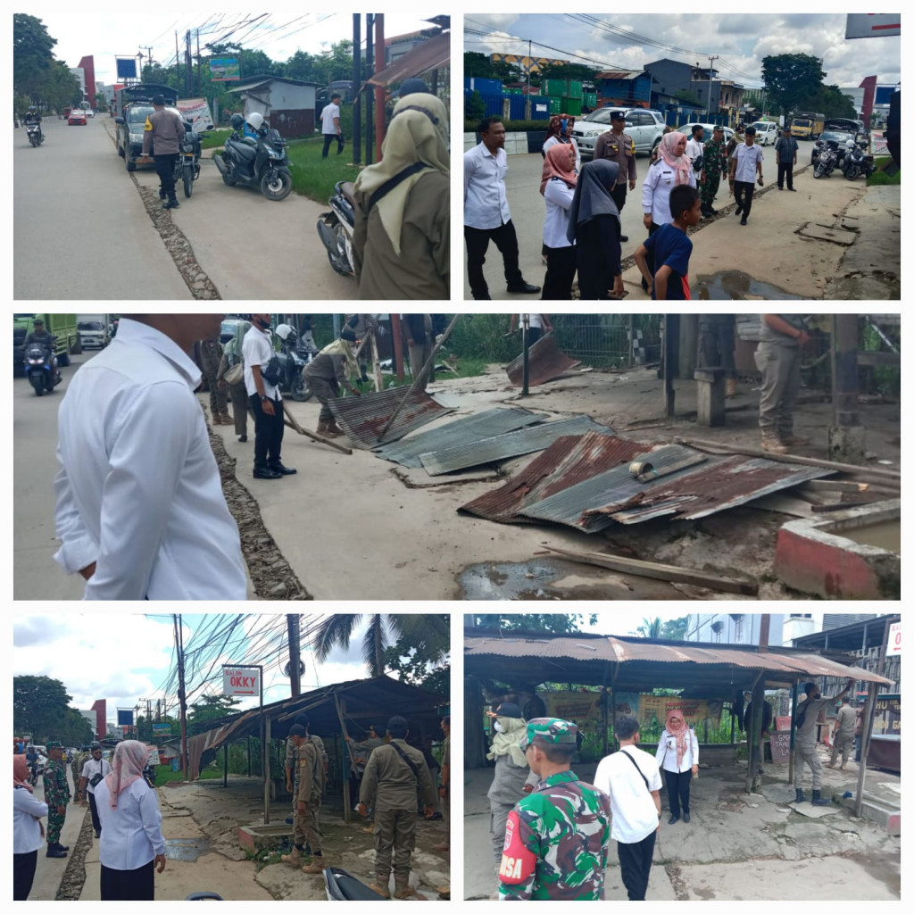 Pembongkaran Bangunan di Jalan D.I Panjaitan