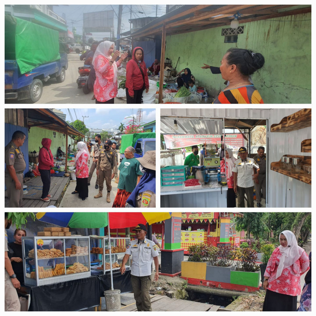 Penertiban PKL Di Sepanjang Jalan Sentosa dan Kemakmuran Kecamatan Sungai Pinang