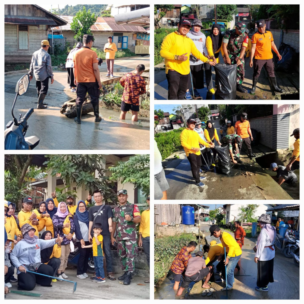 Gotong Royong di Wilayah Kelurahan Sungai Pinang Dalam