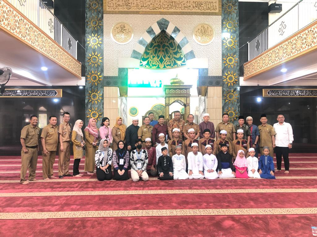 IRMA Sambut Tim Verifikasi Evaluasi Kota Layak Anak Di Masjid Agung Pelita