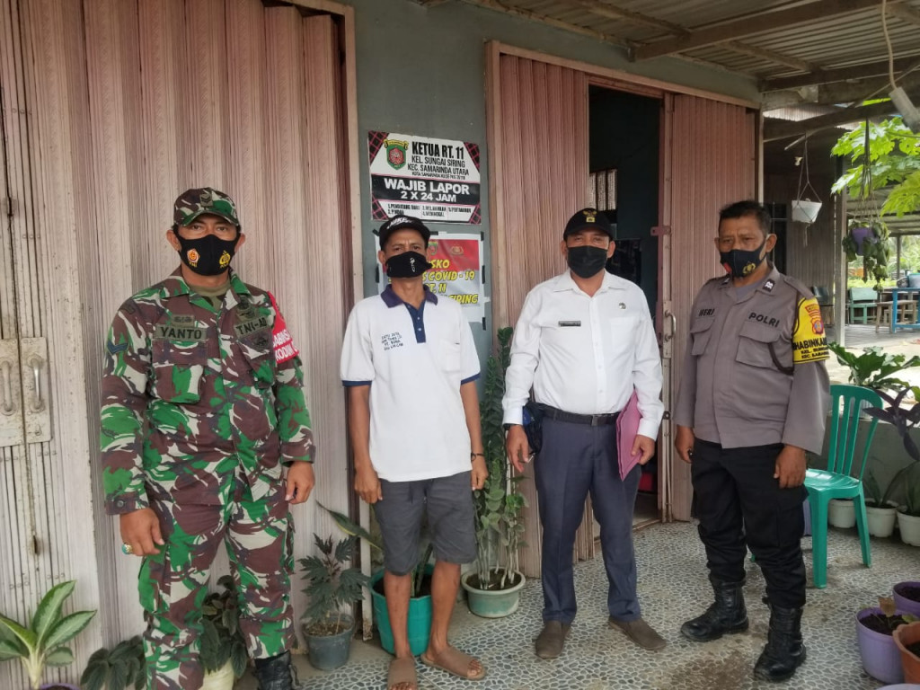 pengawasan karyawan UPBU Apt.Pranoto yang positif covid 19