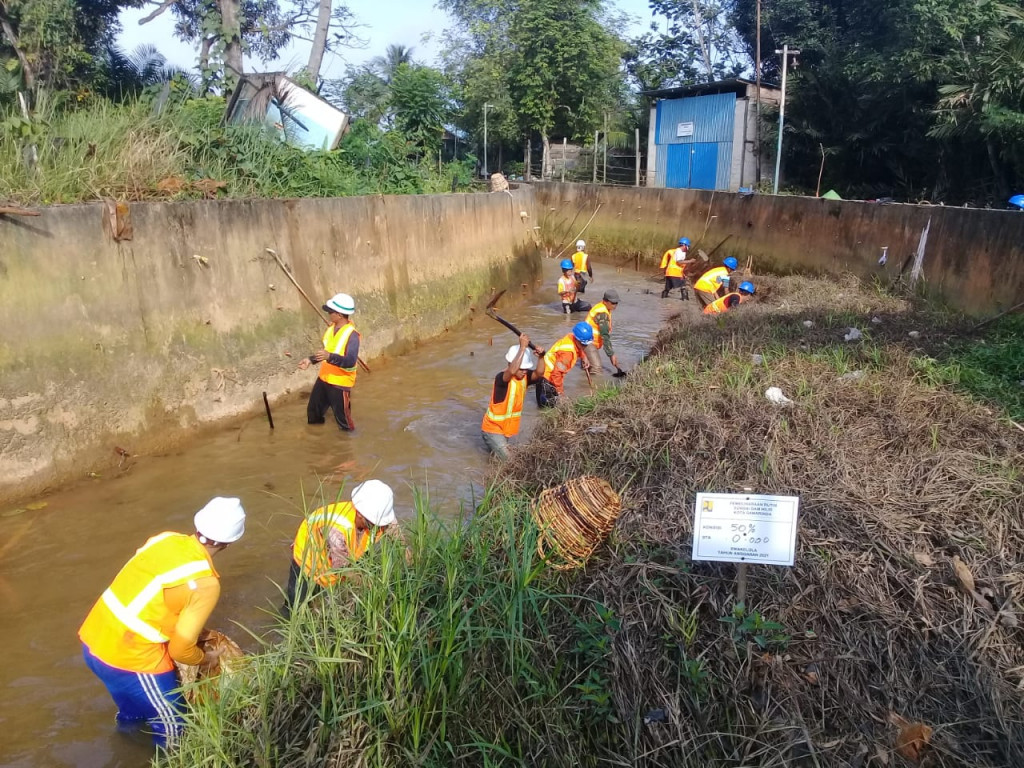 Kegiatan Normalisasi Sungai Perbatasan