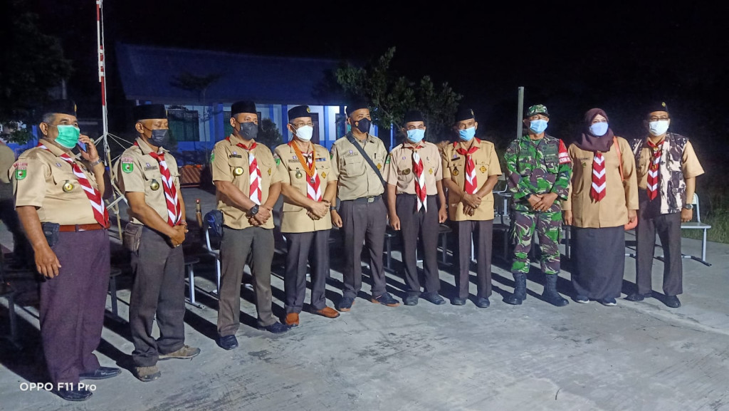 Renungan dan ulang Janji dalam rangka HUT Pramuka ke 60 Tahun 2021