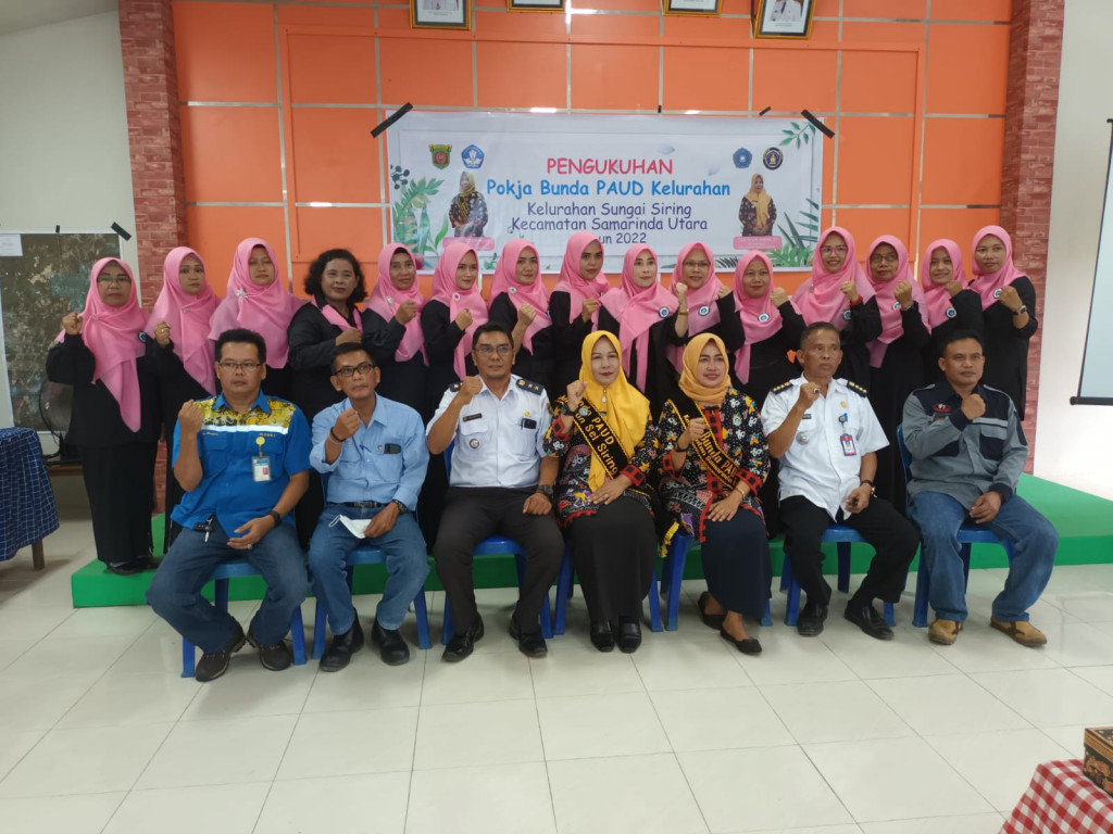 Pengukuhan Pokja Bunda Paud Kelurahan Sungai Siring