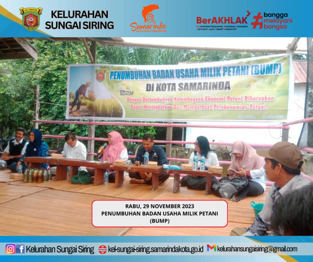 PEMBENTUKAN BADAN USAHA MILIK PETANI