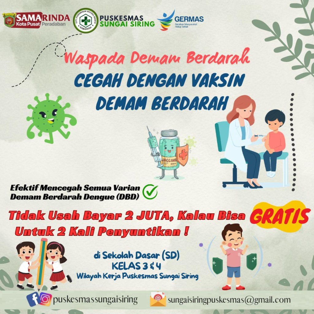 AYOO VAKSIN DEMAM BERDARAH DENGUE (DBD)
