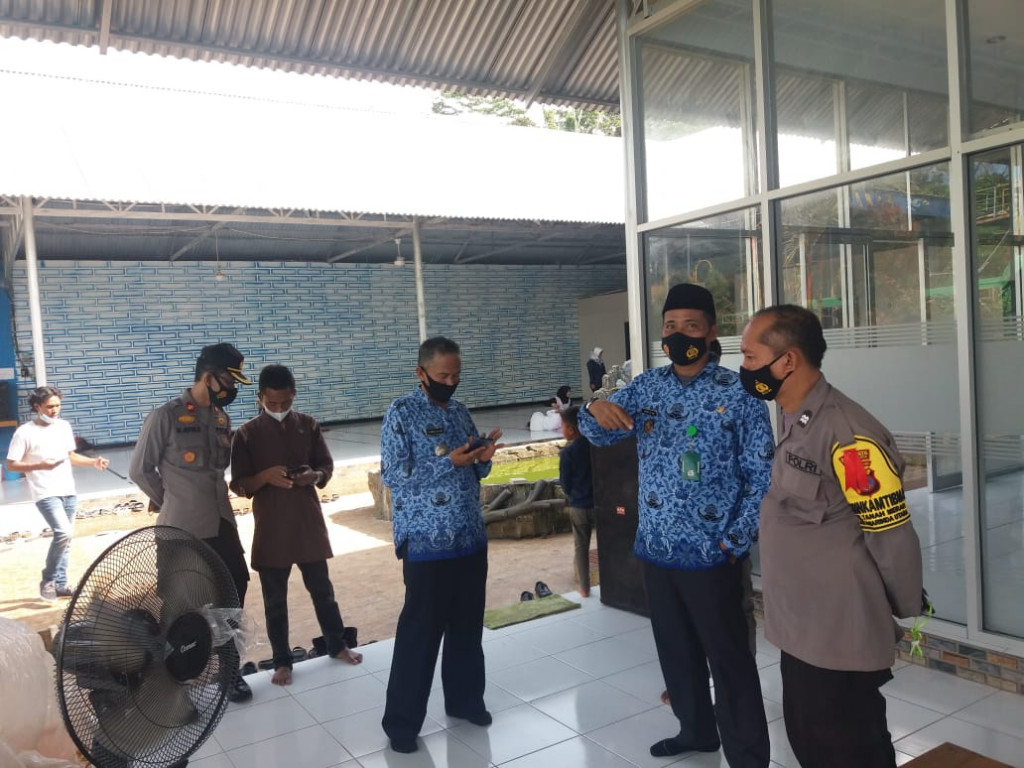 Kegiatan Prokes Wisata Pemandian Serayu  Kelurahan Tanah Merah