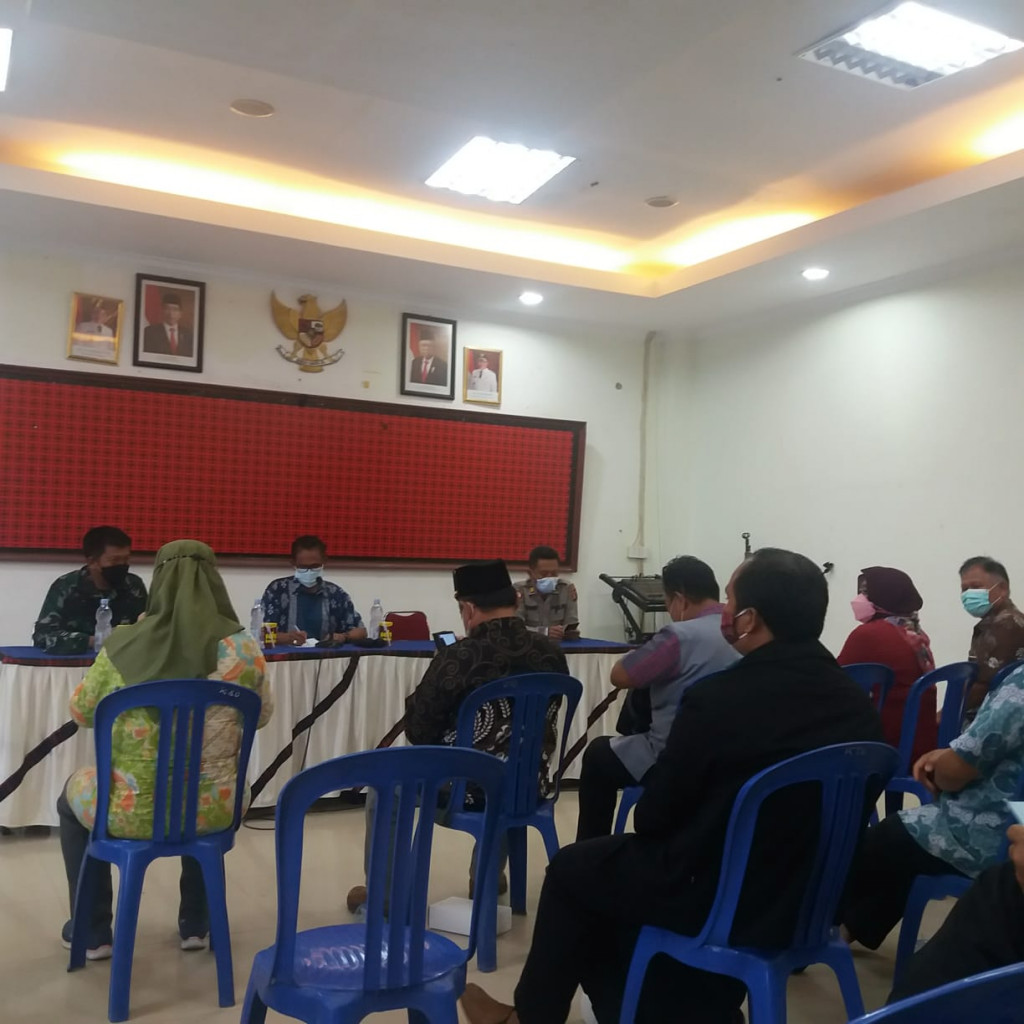 Rakor vaksinasi covid.19.  kec.samarinda utara