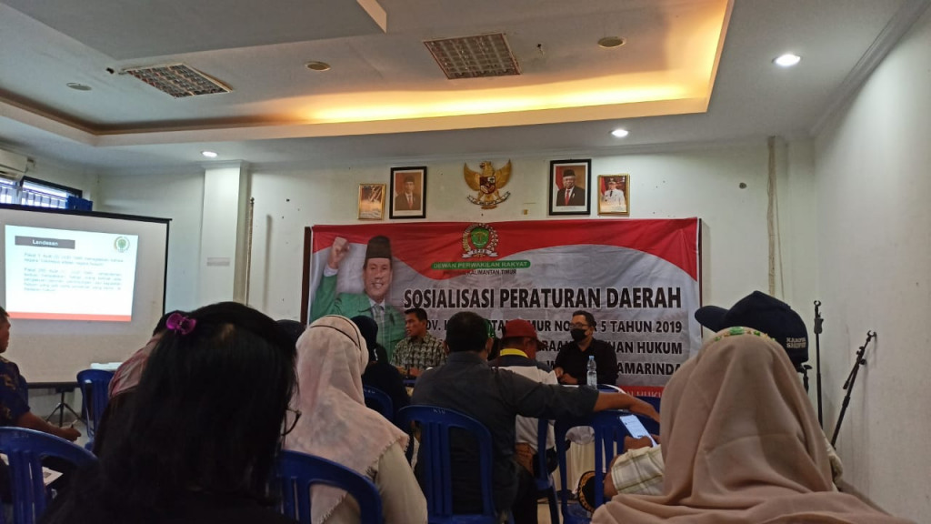 Sosialisasi Perda No 5 di Kecamatan Samarinda utara