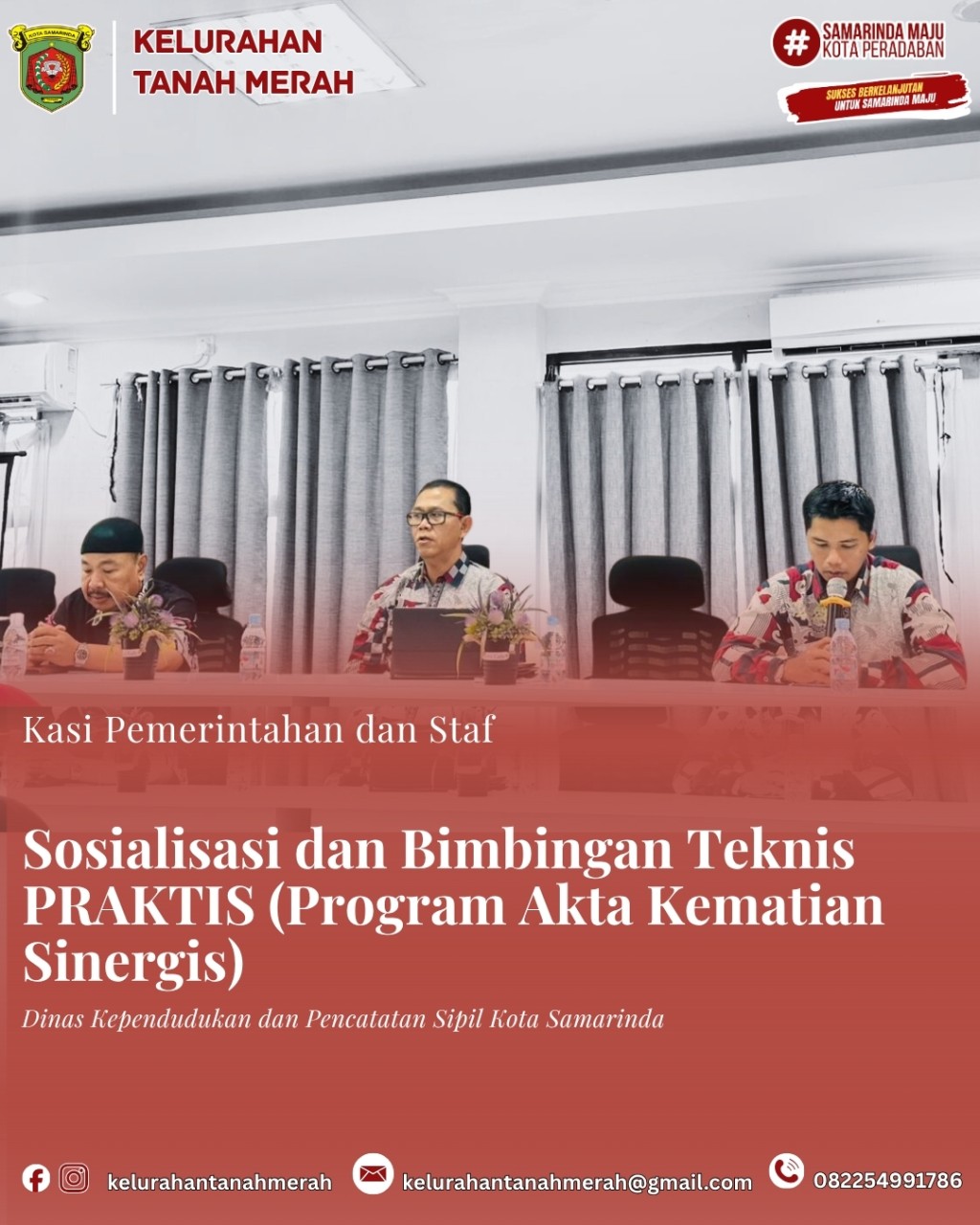 Sosialisasi dan Bimbingan Teknis PRAKTIS (Program Akta Kematian Sinergis)