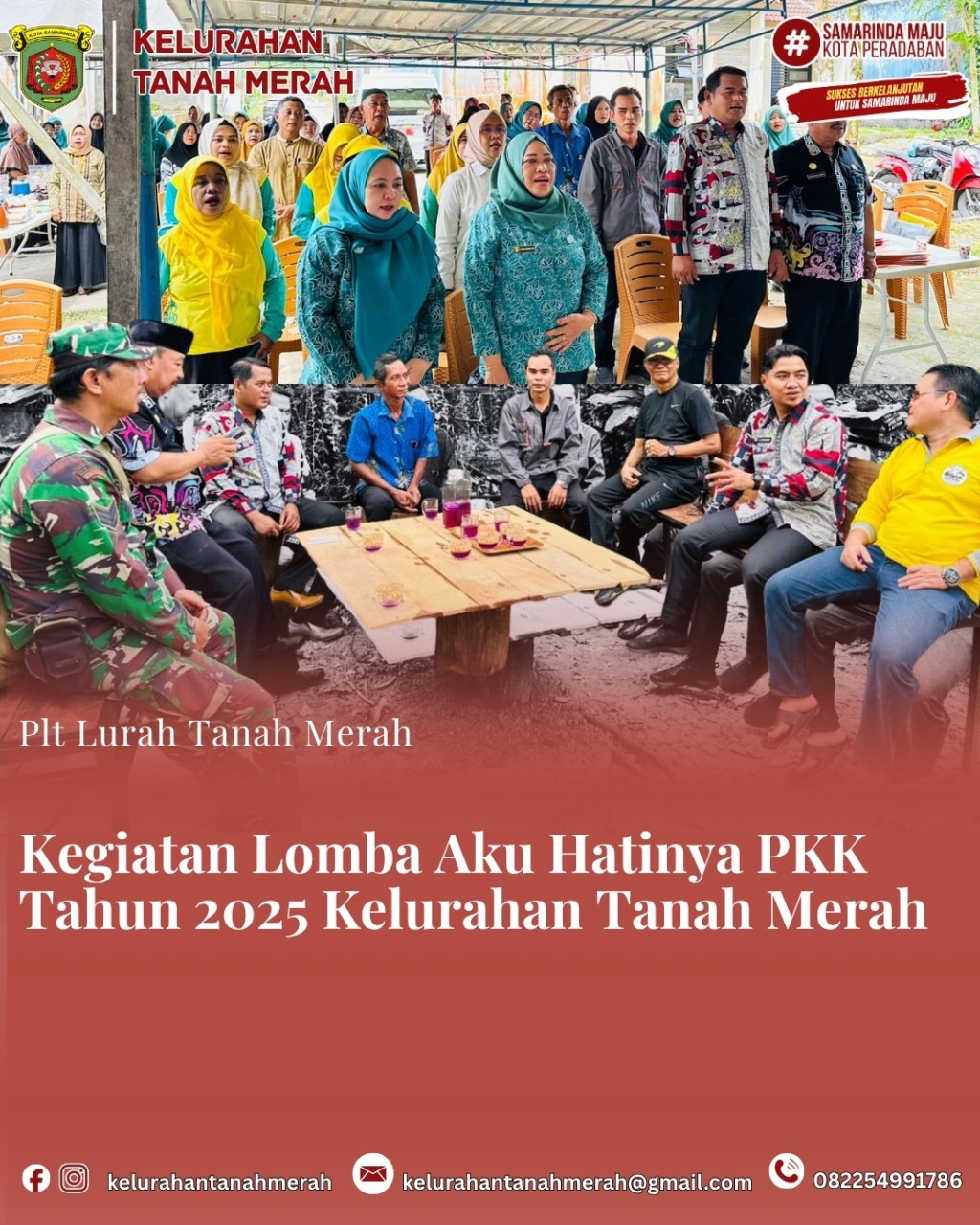 Kegiatan Lomba Hatinya PKK Tahun  2025 Kelurahan Tanah Merah