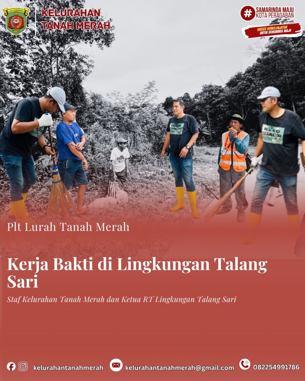 Kerja Bakti di Lingkungan Talang Sari