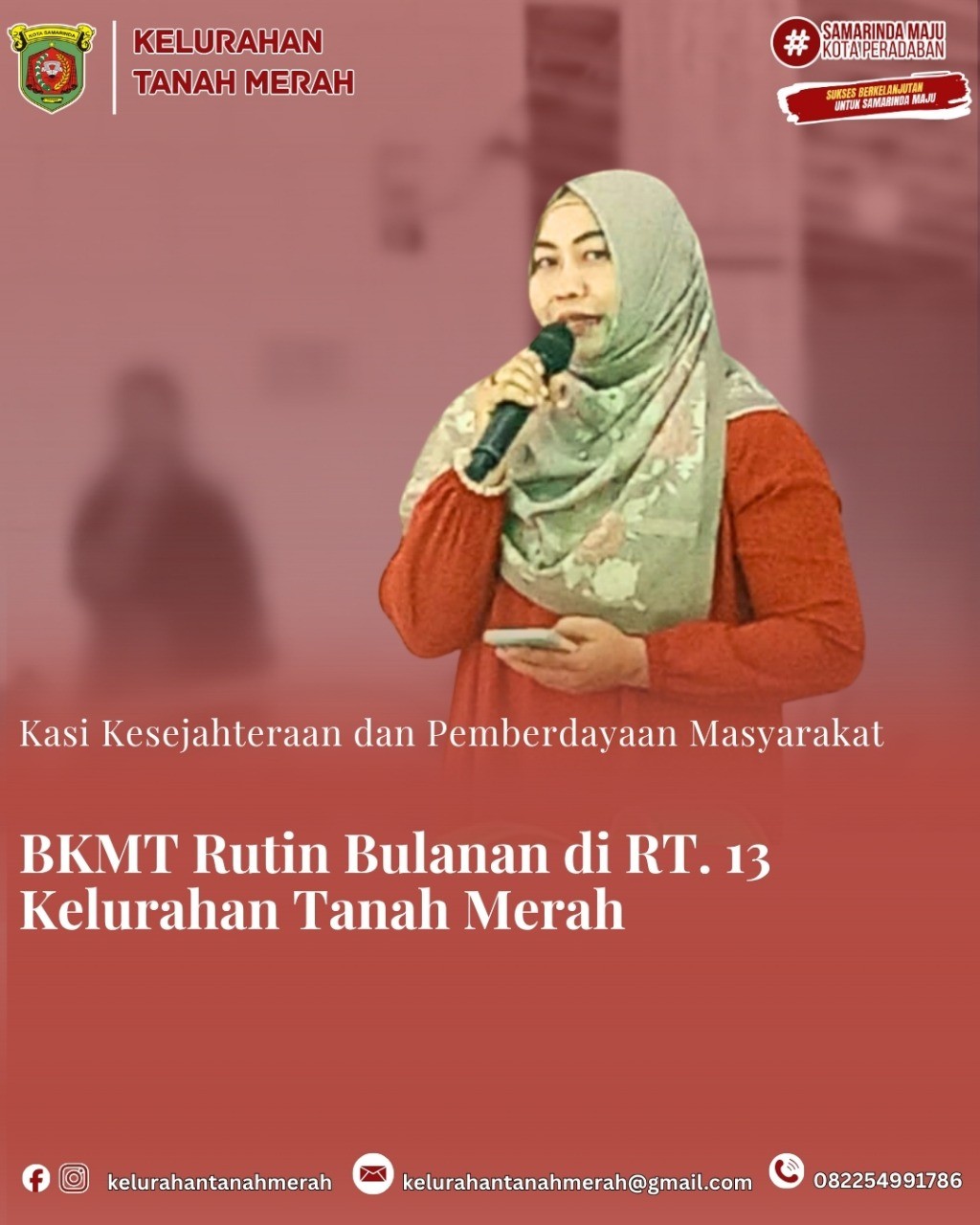 BKMT Rutin Bulanan di RT 13 Kelurahan Tanah Merah