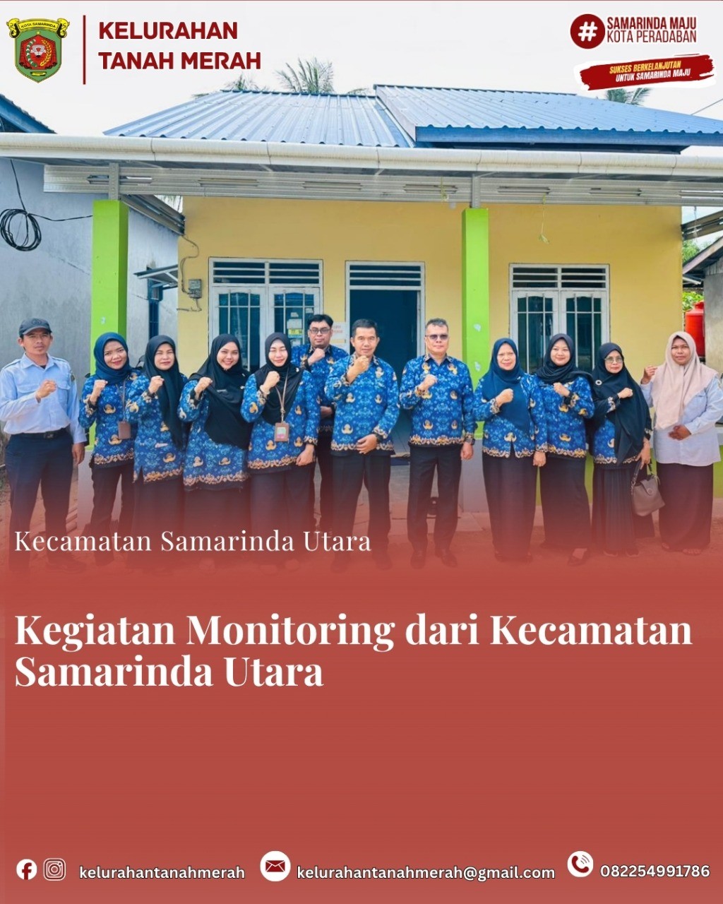 Kegiatan Monitoring dari Kecamatan Samarinda Utara