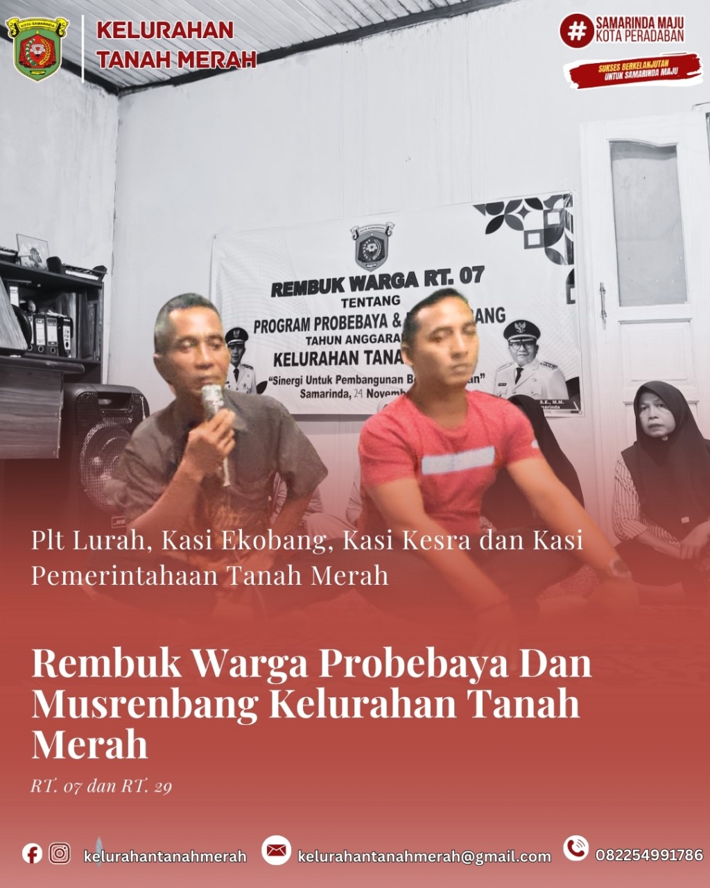 Rembuk Warga Probebaya dan Musrembang Kelurahan Tanah Merah